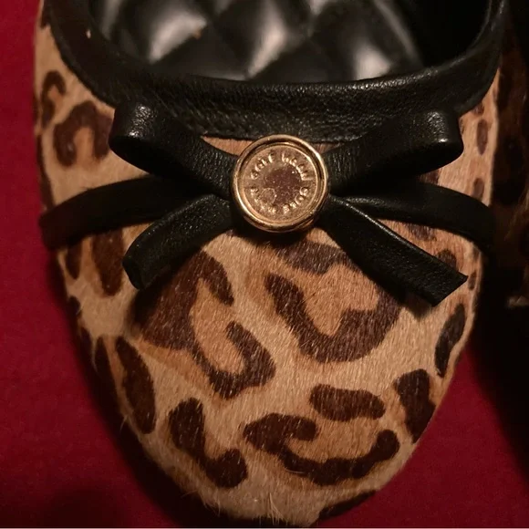 Cole Haan Leopard Animal Print Ballet with Slight Wedge 8.5 - Picture 3 of 7